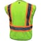 Ge Hi-Vis Safety Vest L Class 2 , Zipper 2 Pockets GV078GL - alternate 2
